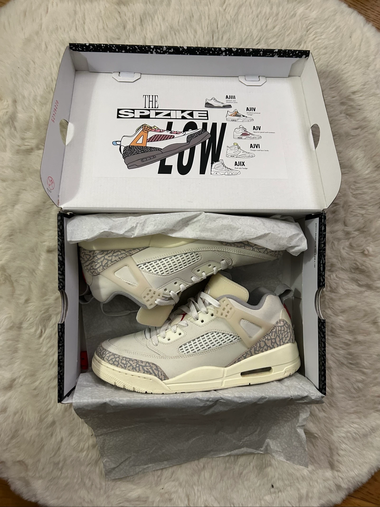 Jordan spizlike, taille 42, beige – photo 2